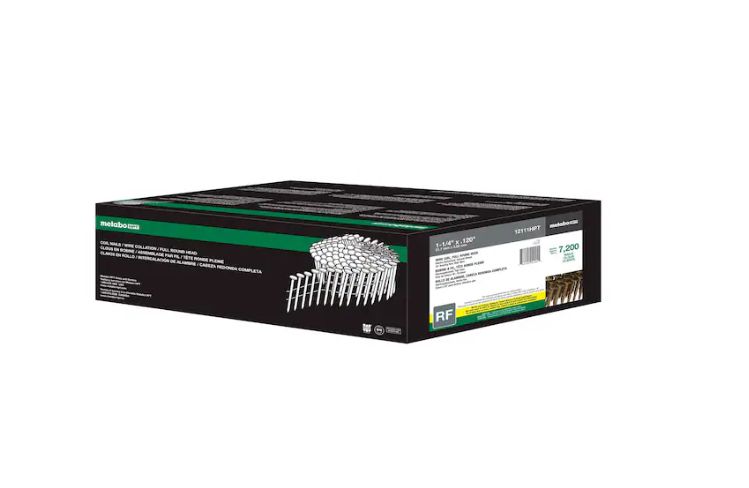 Metabo 1-1/4x120 wire coil round head 7,200