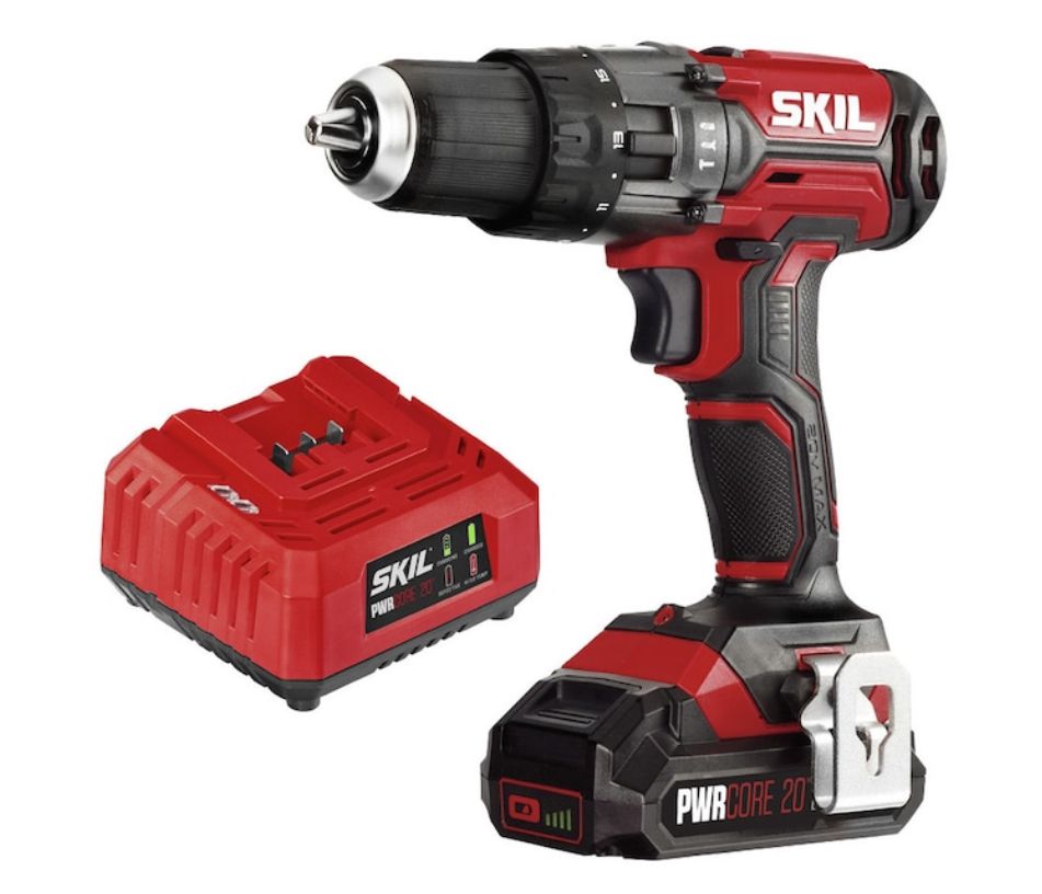 Skil 20v hammer drill kit
