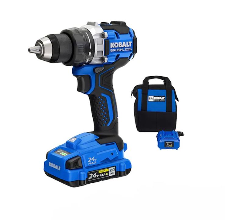 Kobalt 24v drill kit 1/2 inch