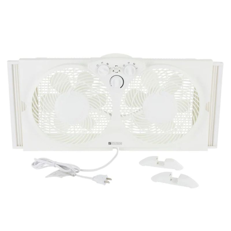 Utilitech 9in Reversible Window Fan