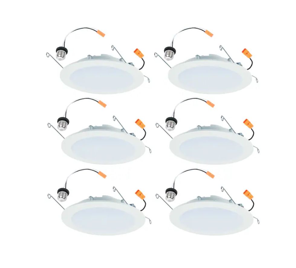 6pk recessed lights