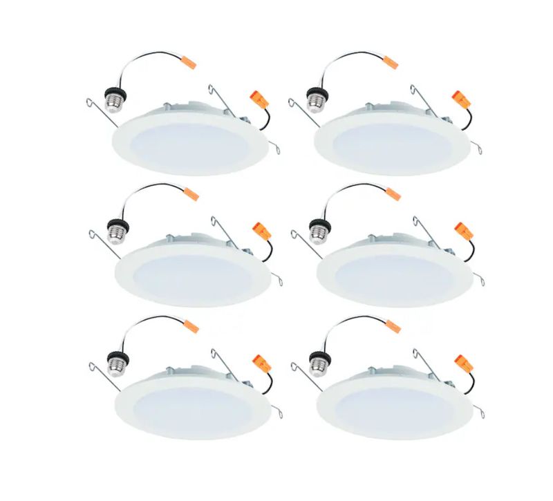 6pk recessed lights