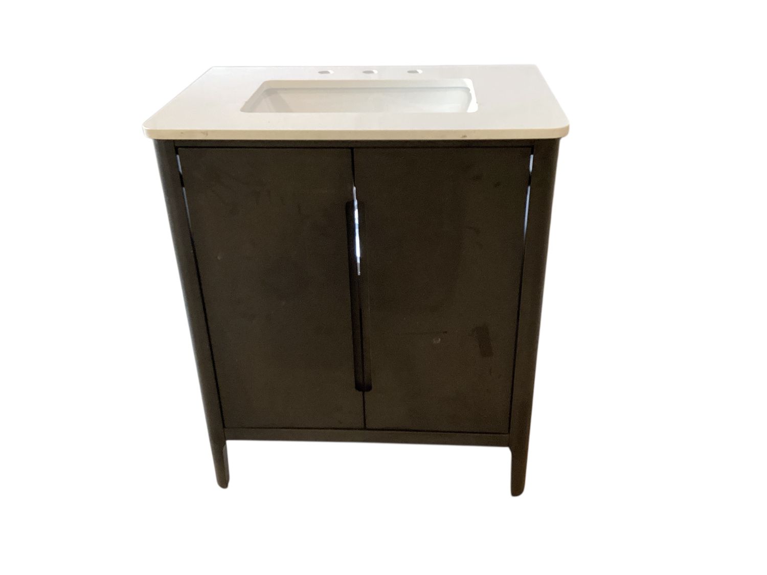 30inch vanity repaired right back leg