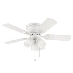 Copy of White Indoor Ceiling fan NO LIGHT BULBS