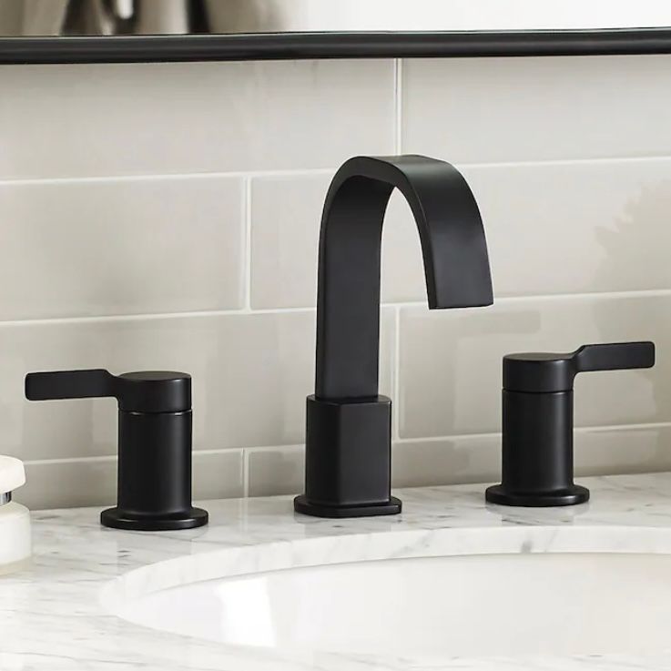 Origin 21 matte black bathroom faucet