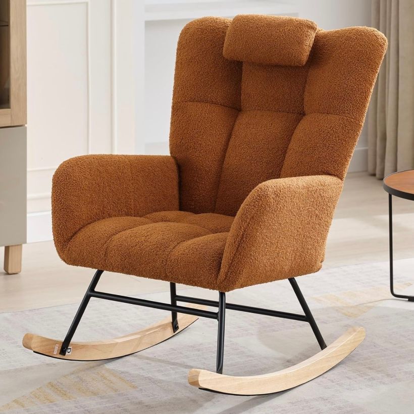 Rocking Chair with Padded Seat