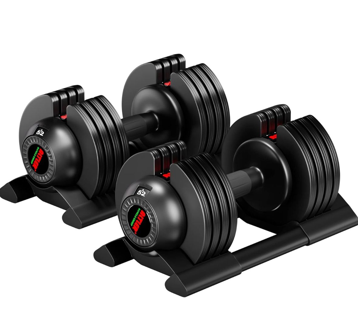 52lb adjustable dumbbell - single