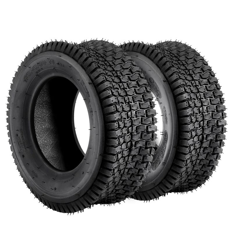 16x6.5-8 Lawn Mower Tires set of 2