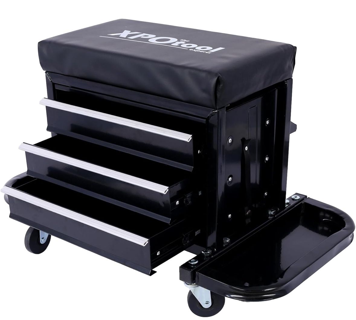Mechanic roller seat with tool box