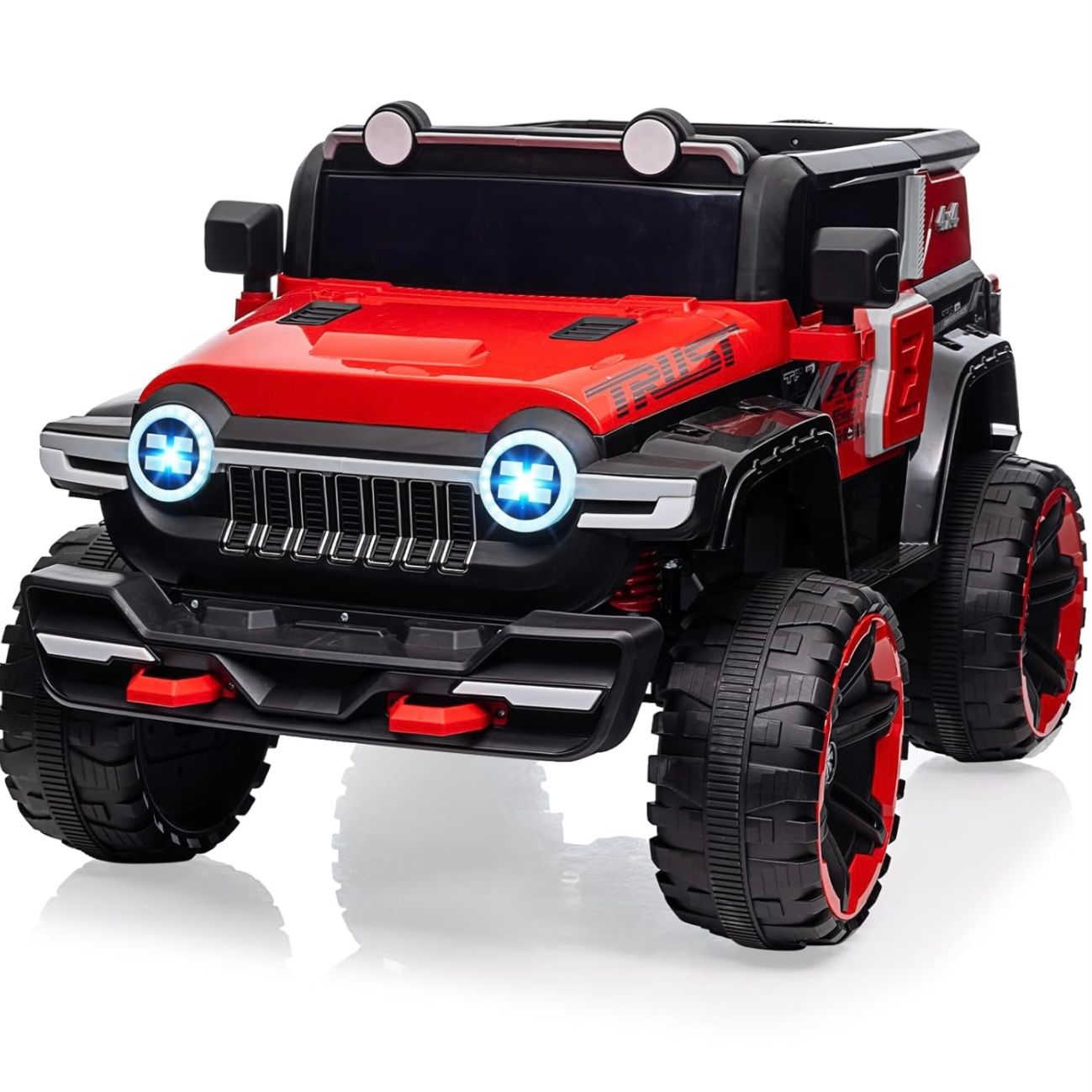 12v Ride On Truck Red With Remote