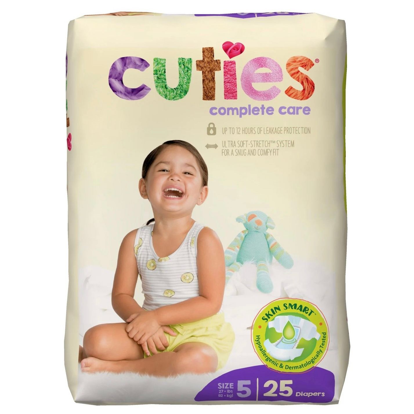 Cuties size 5 diapers 108 ct