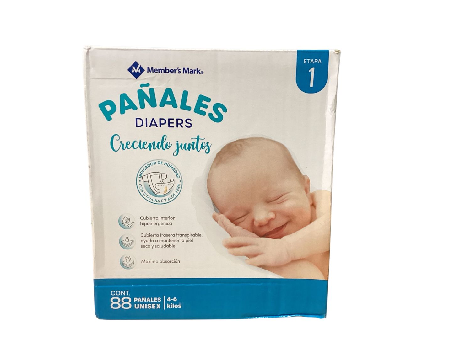 Members Mark Diapers Size 1 88ct