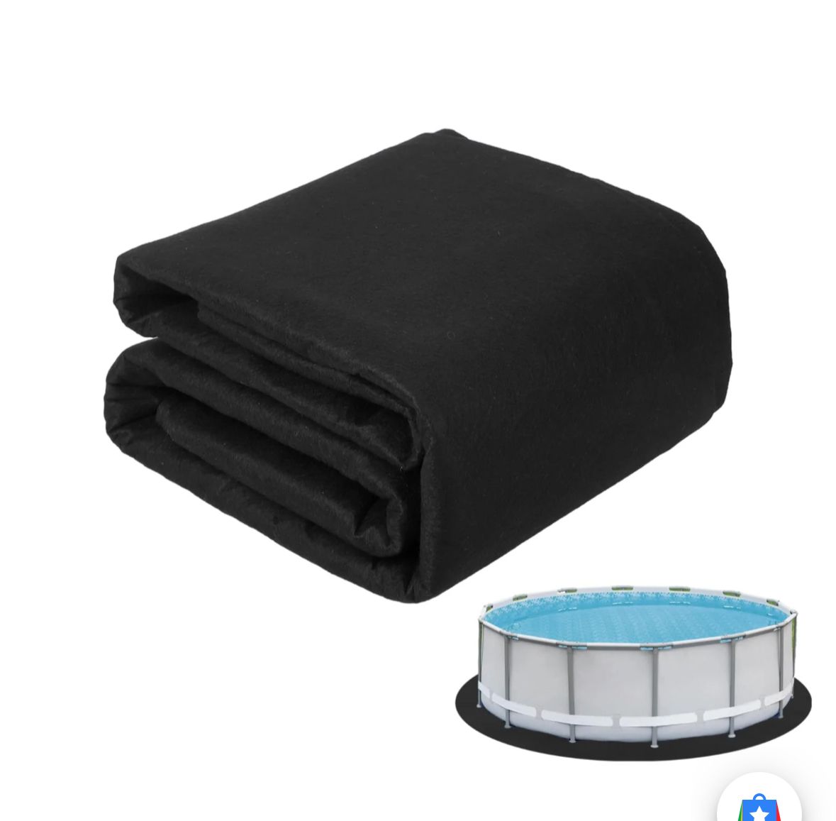 24x24 pool liner pad