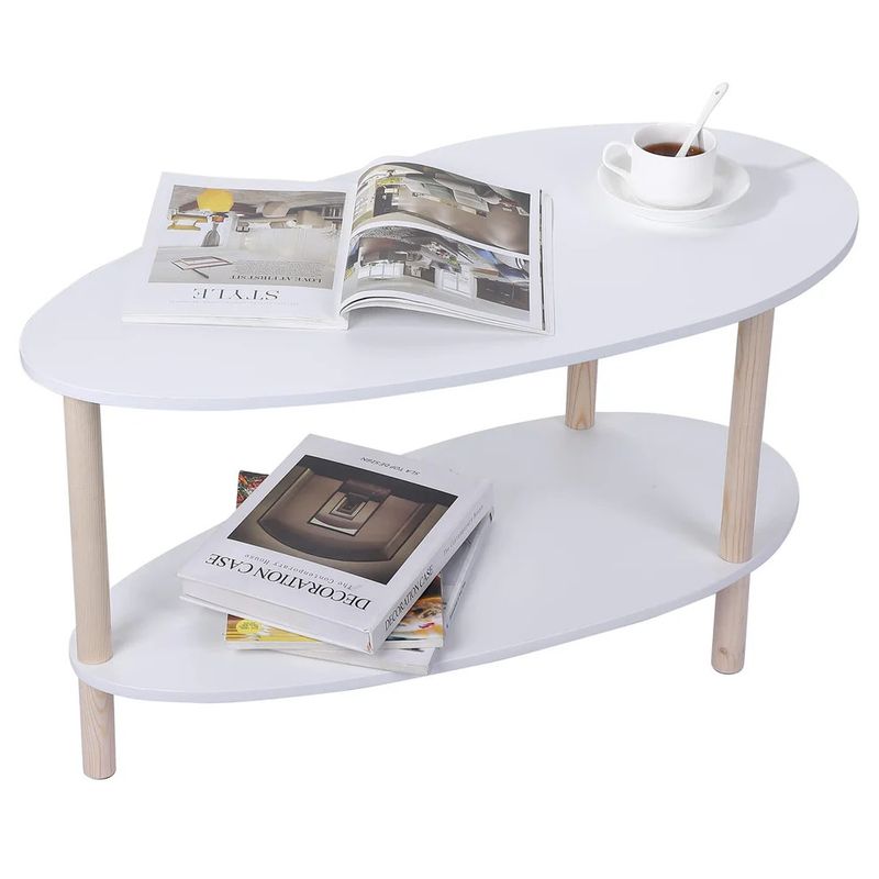 Modern Oval Coffee Table