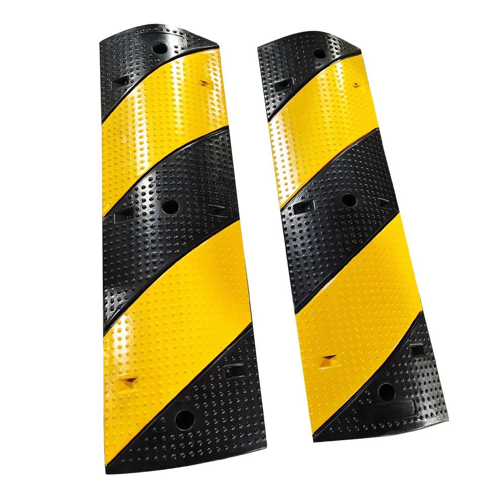 3 Ft Rubber Speed Bump, 2 Pack 2