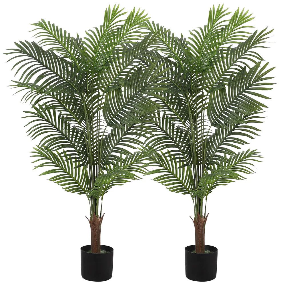 2Pack 5ft Artificial Areca Palm Tree