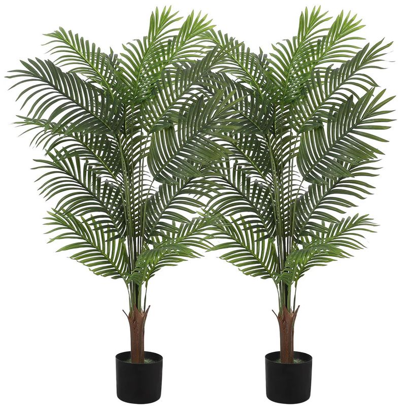 2Pack 5ft Artificial Areca Palm Tree