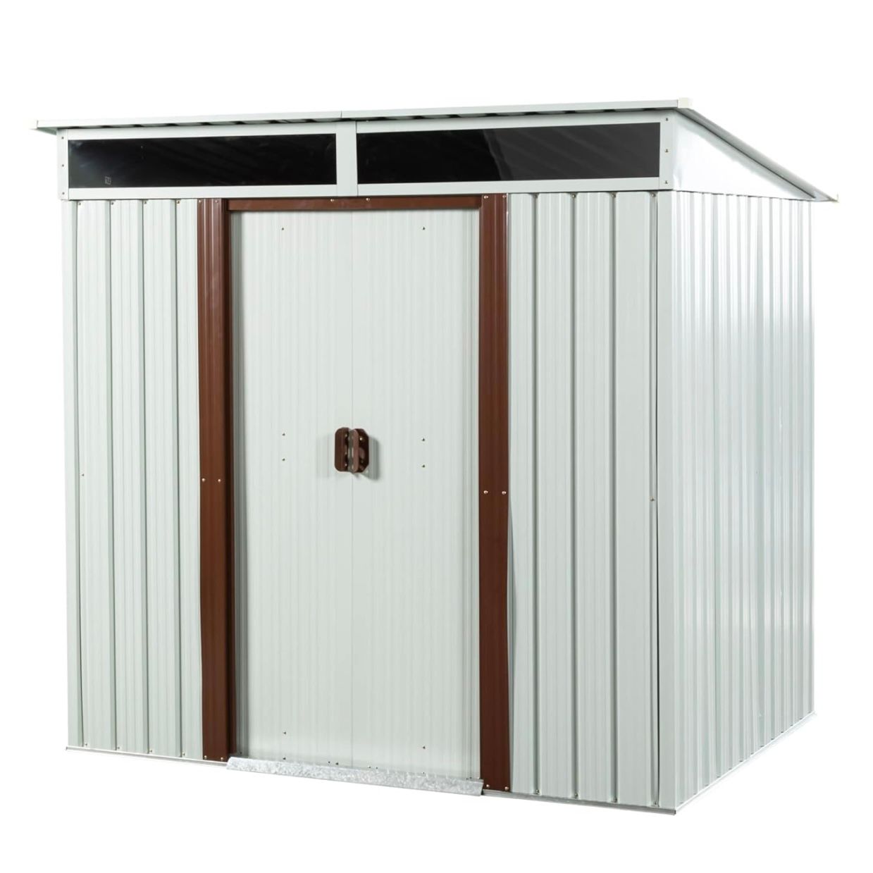 6.4 x 5ft Outdoor Metal Storage Shed