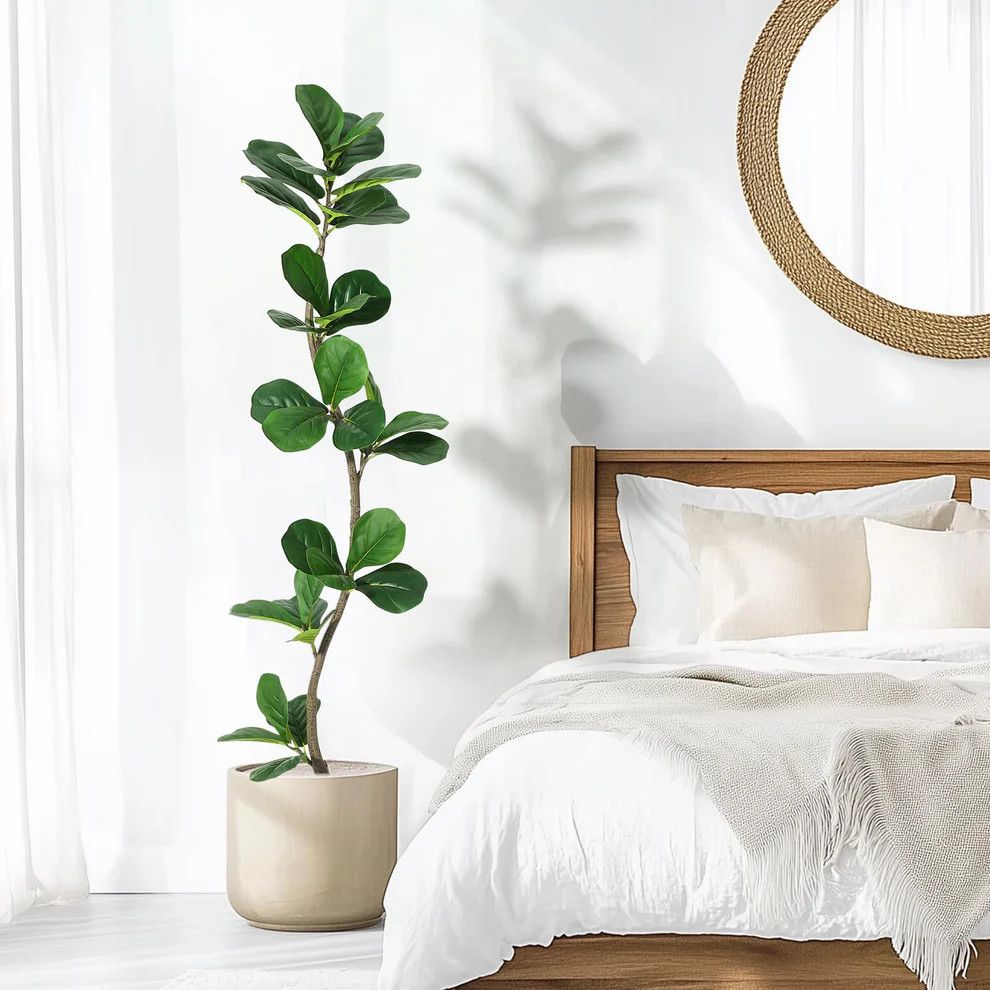 5ft Artificial Rubber Tree