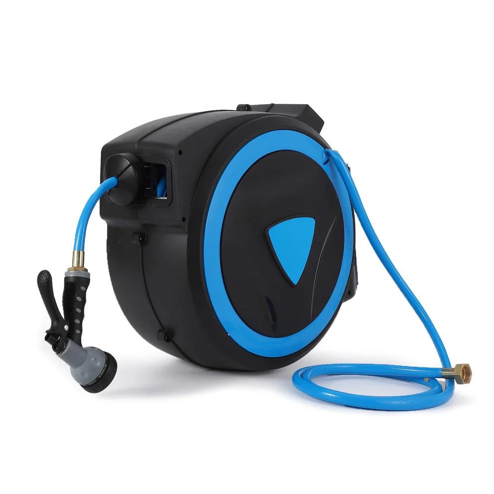 Garden Hose Reel, 5/8&quot; x 90ft, Wall-Mounted