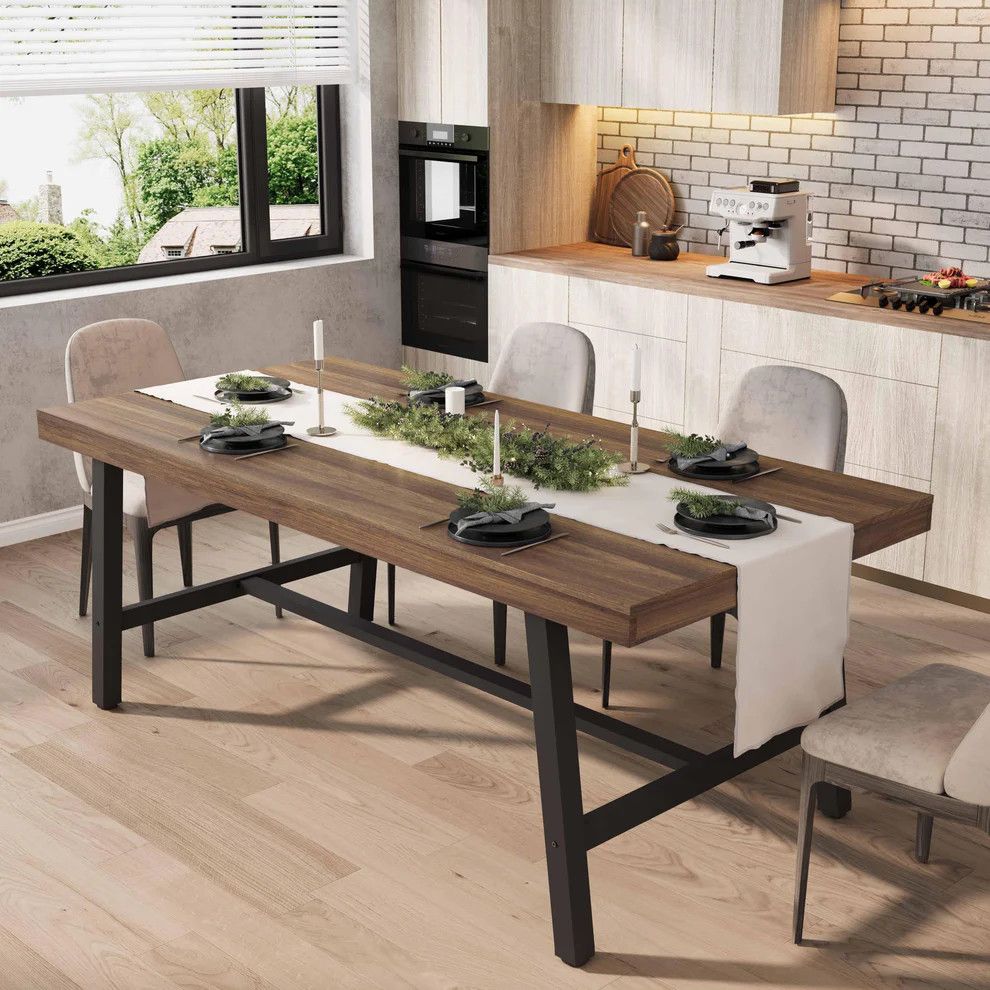 78.7&quot; Long Rectangle Dining Table