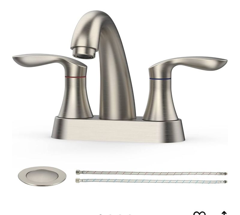 Bathroom faucet - brushed nickel