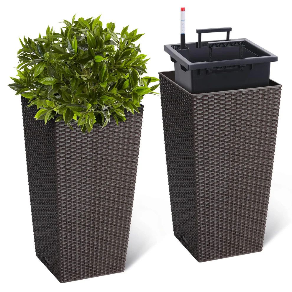 Self watering planters - set of 2