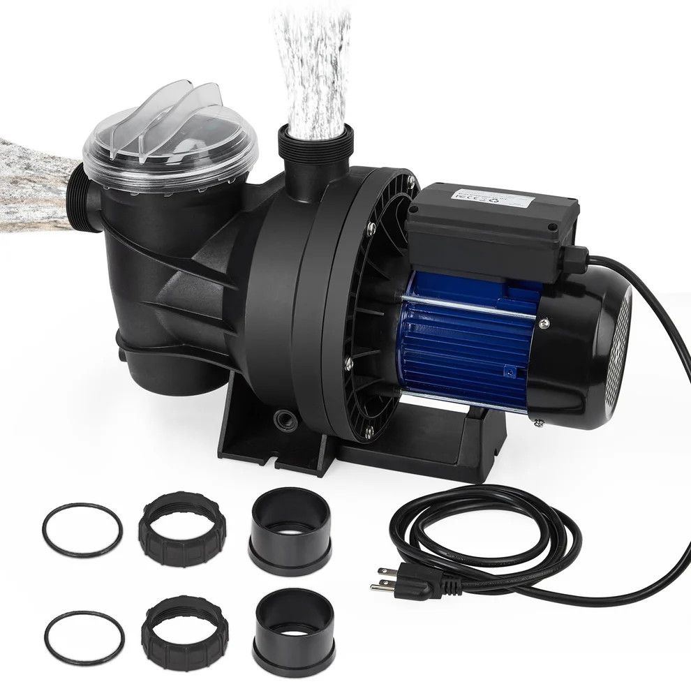 1.6HP Water Pump Single Speed, 1200W/115V, 6075GPH