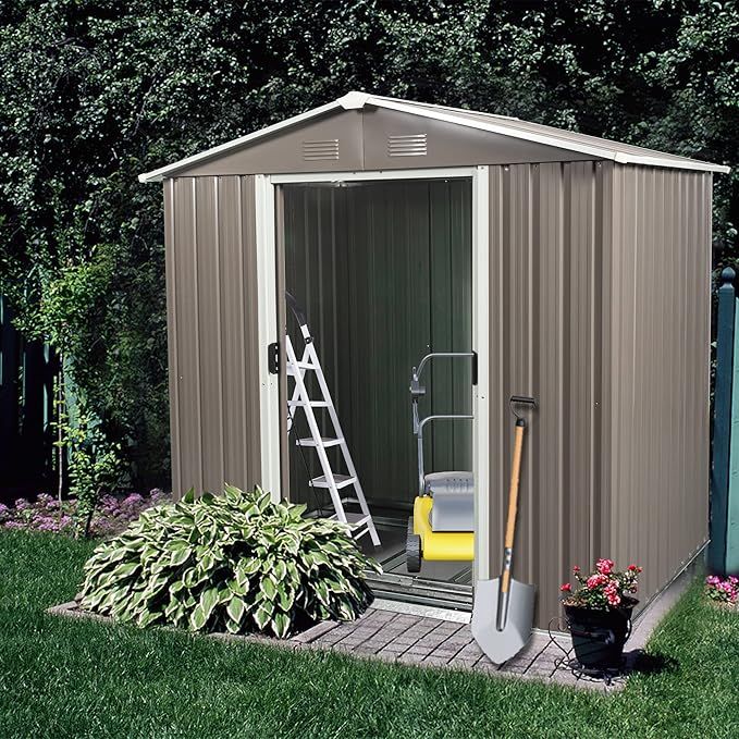 6.4 x 4.3ft Outdoor Storage Shed