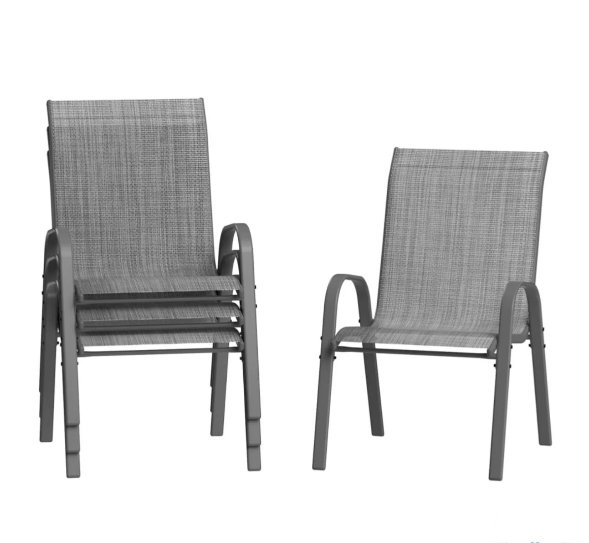 Outdoor sackable chairs - set of 4
