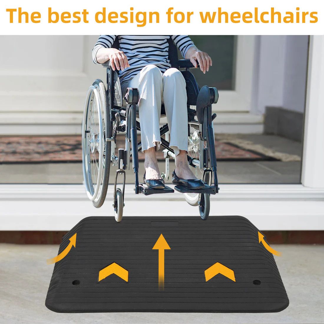 3.5” High Rise for Wheelchairs, 33,000 lbs Capacity