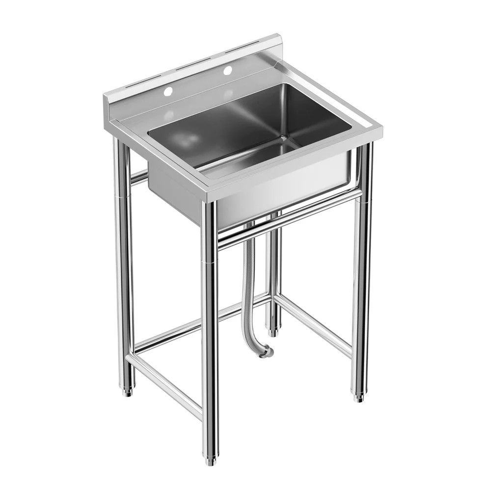 28&quot;W x 24&quot;D x 40&quot;H Stainless Steel Utility Sink