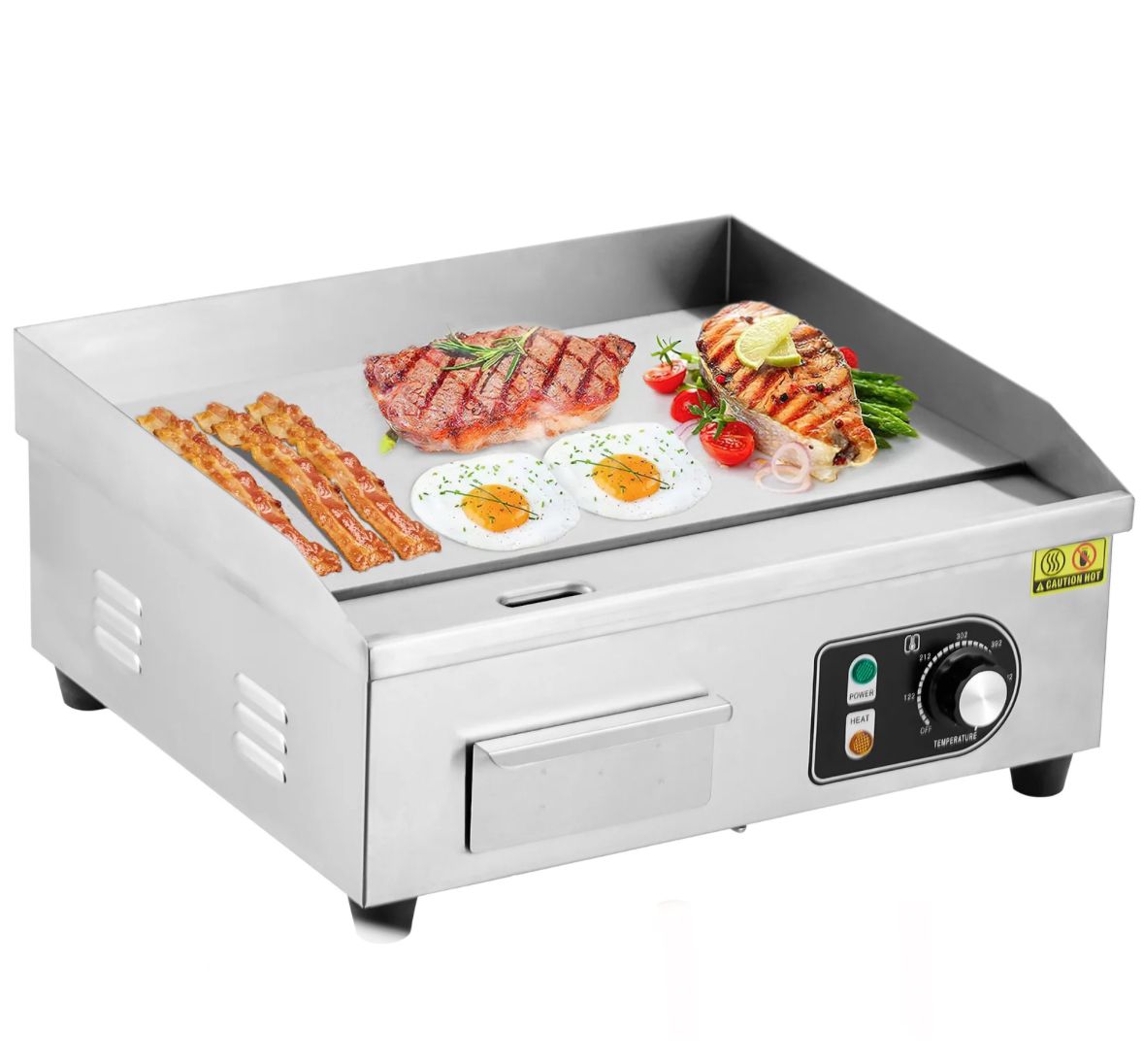22in commercial electric griddle