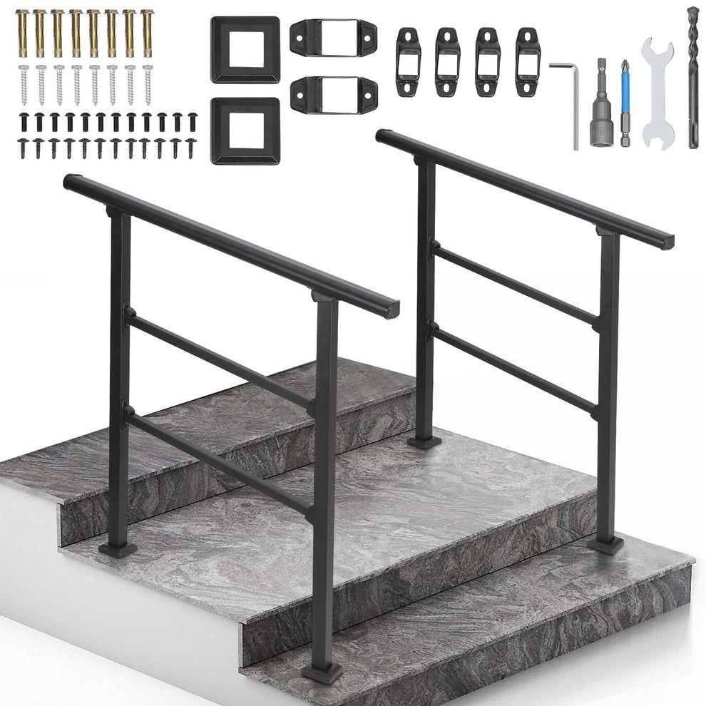 Handrails for Outdoor Steps 2-3 steps