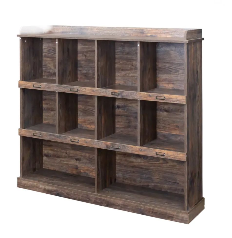 10 shelf bookshelf organizer