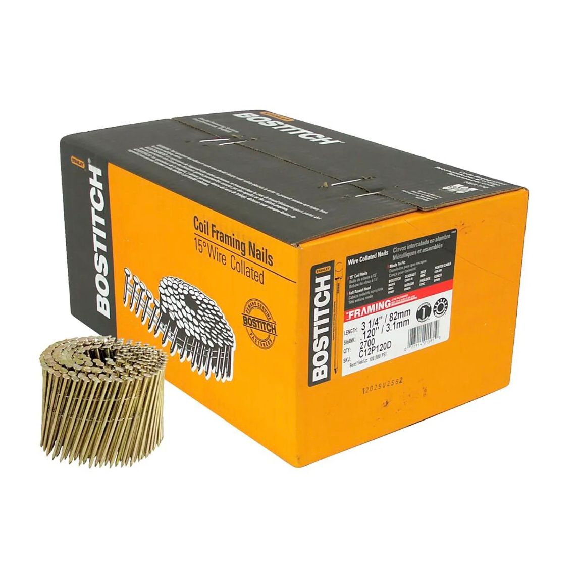 Bostitch 2700ct coil nails