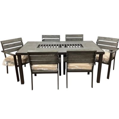 Outdoor Table and 6  Chair Set