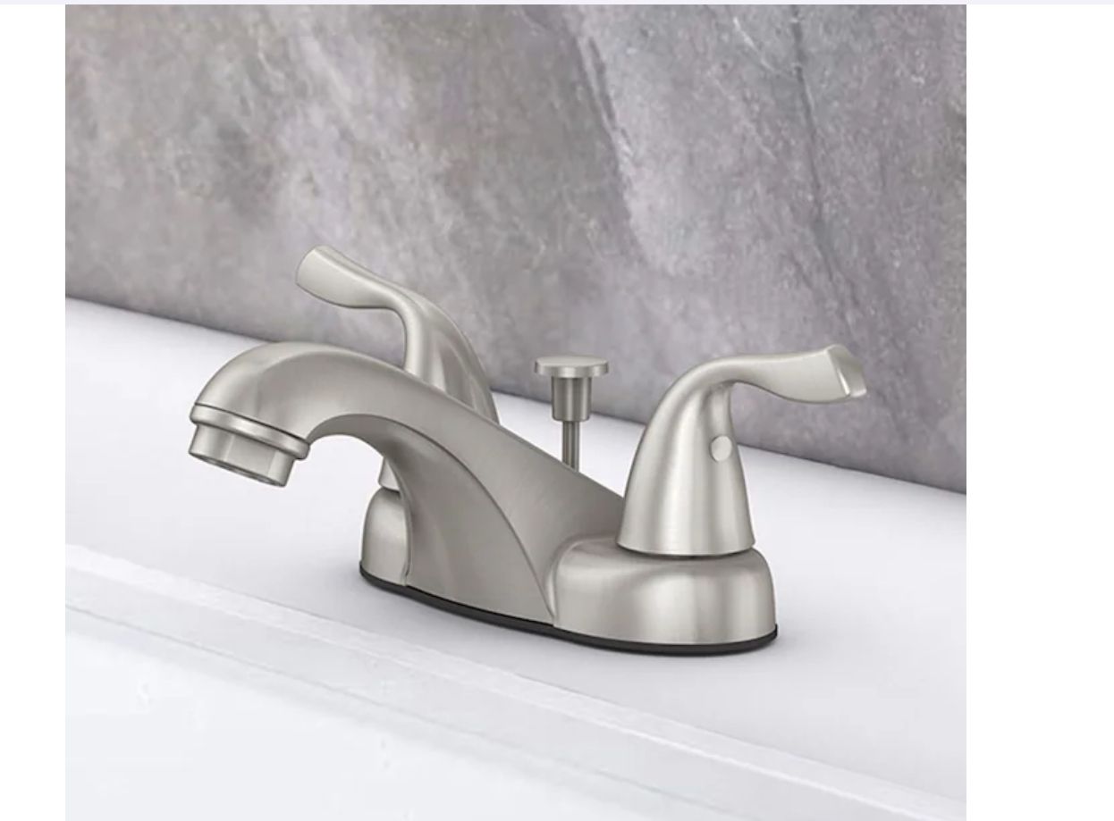 Power source center set bathroom faucet