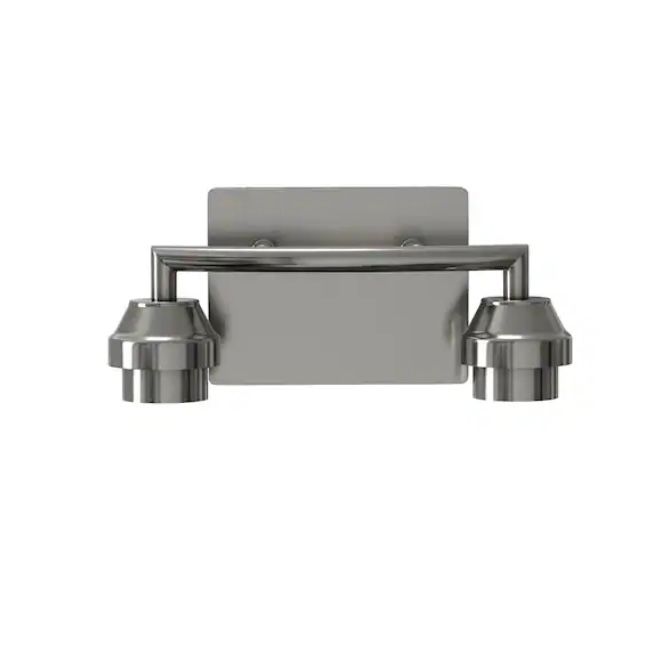 Style selections 2 light vanity bar brushed nickel