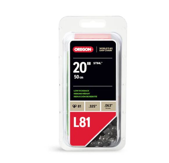 Oregon 81 link replacement chainsaw chain 20in.