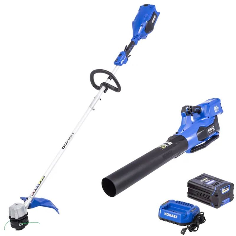 Kobalt 80v String Trimmer/ Blower Combo Kit