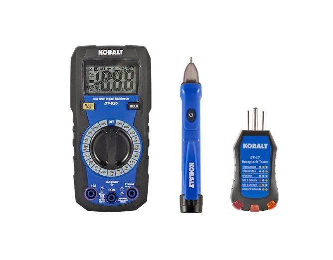 Kobalt 3 pc electrical test kit