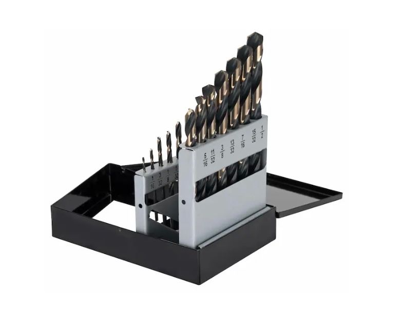 Cle-line steel jobber length twist drill set