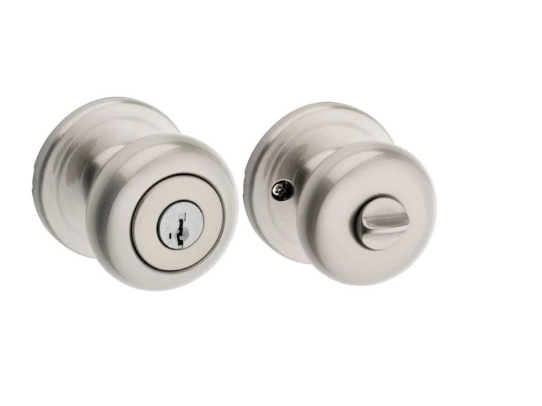 Kwikset  interior single cylinder keyed entry door knob