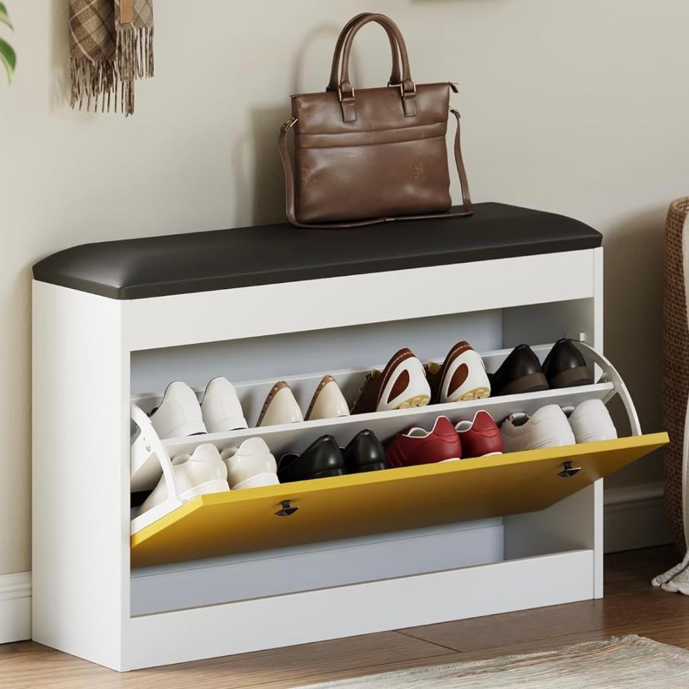Entryway Shoe Storage Bench