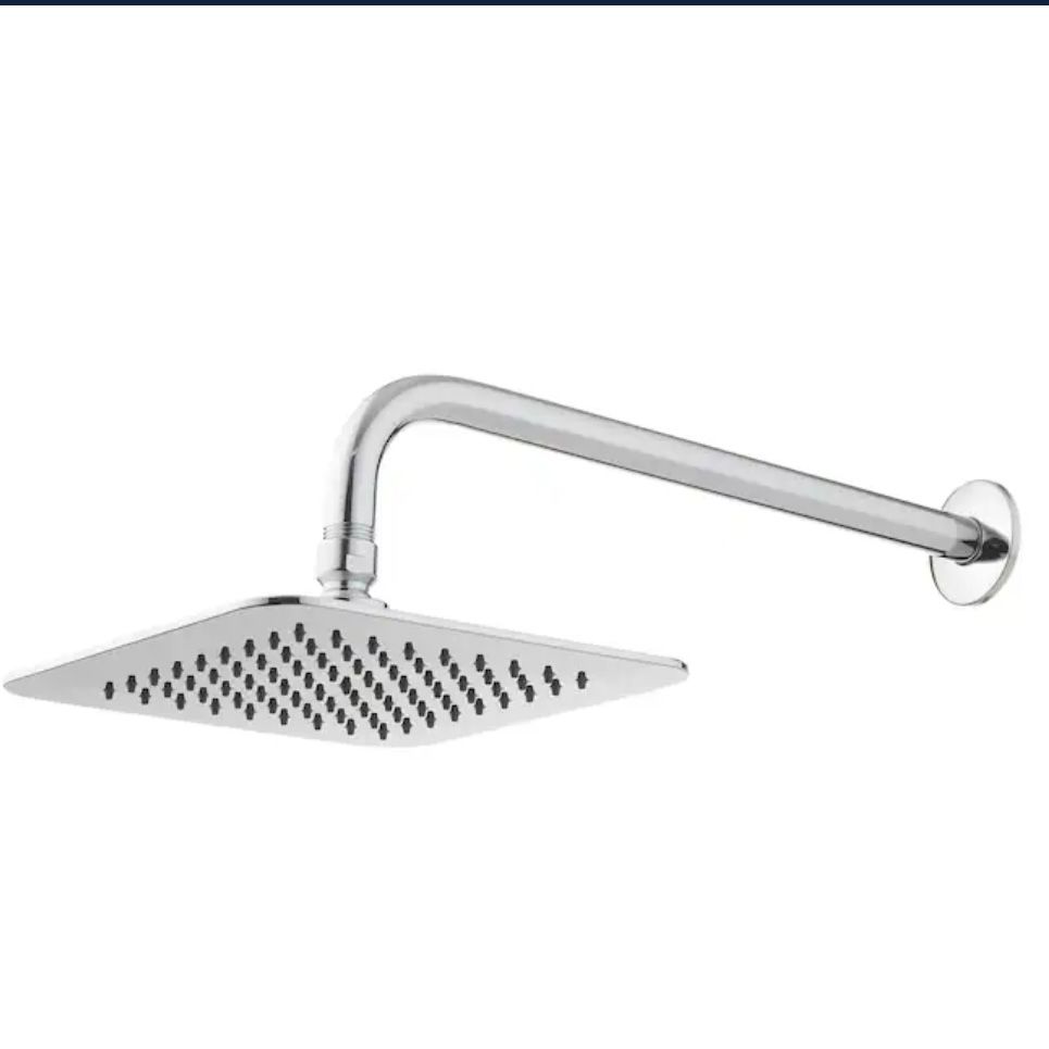 Square fixed rain shower head