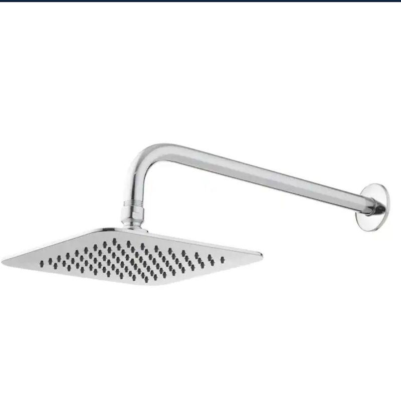 Square fixed rain shower head
