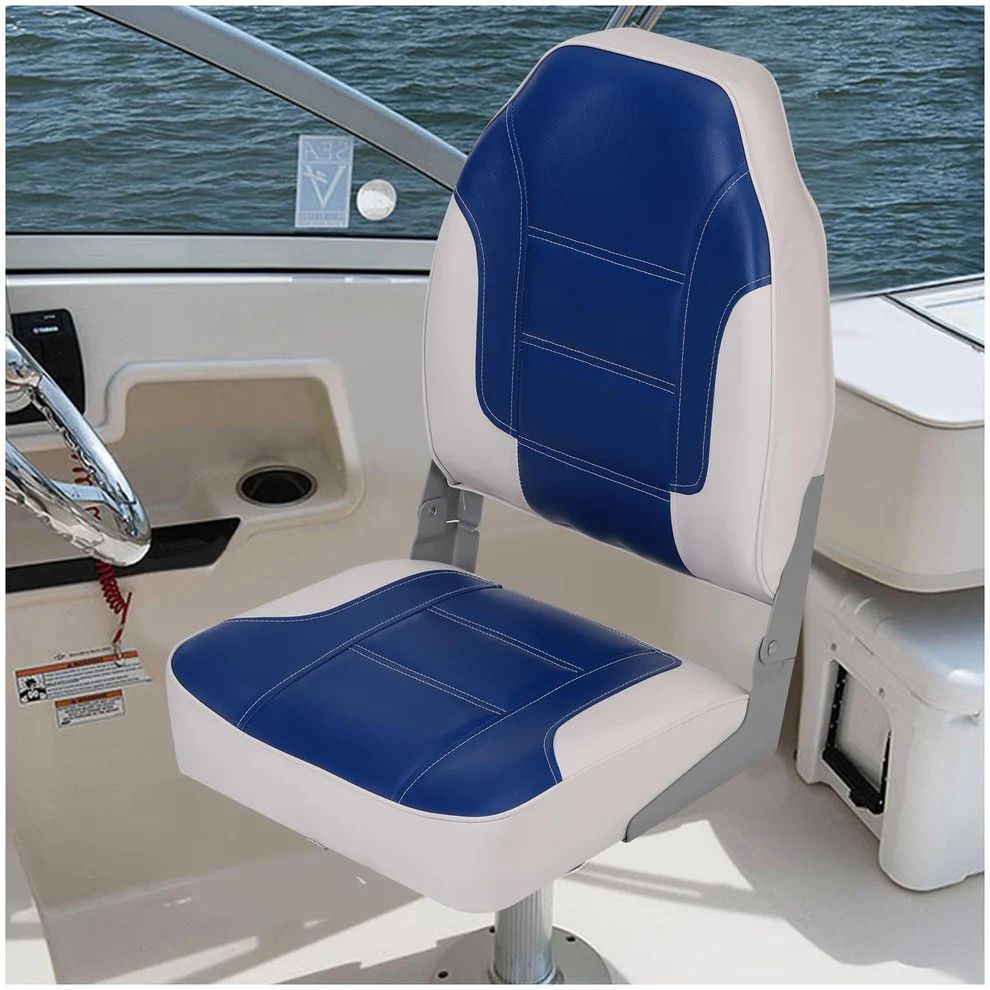 2 Pack High Back Folding Boat Seats