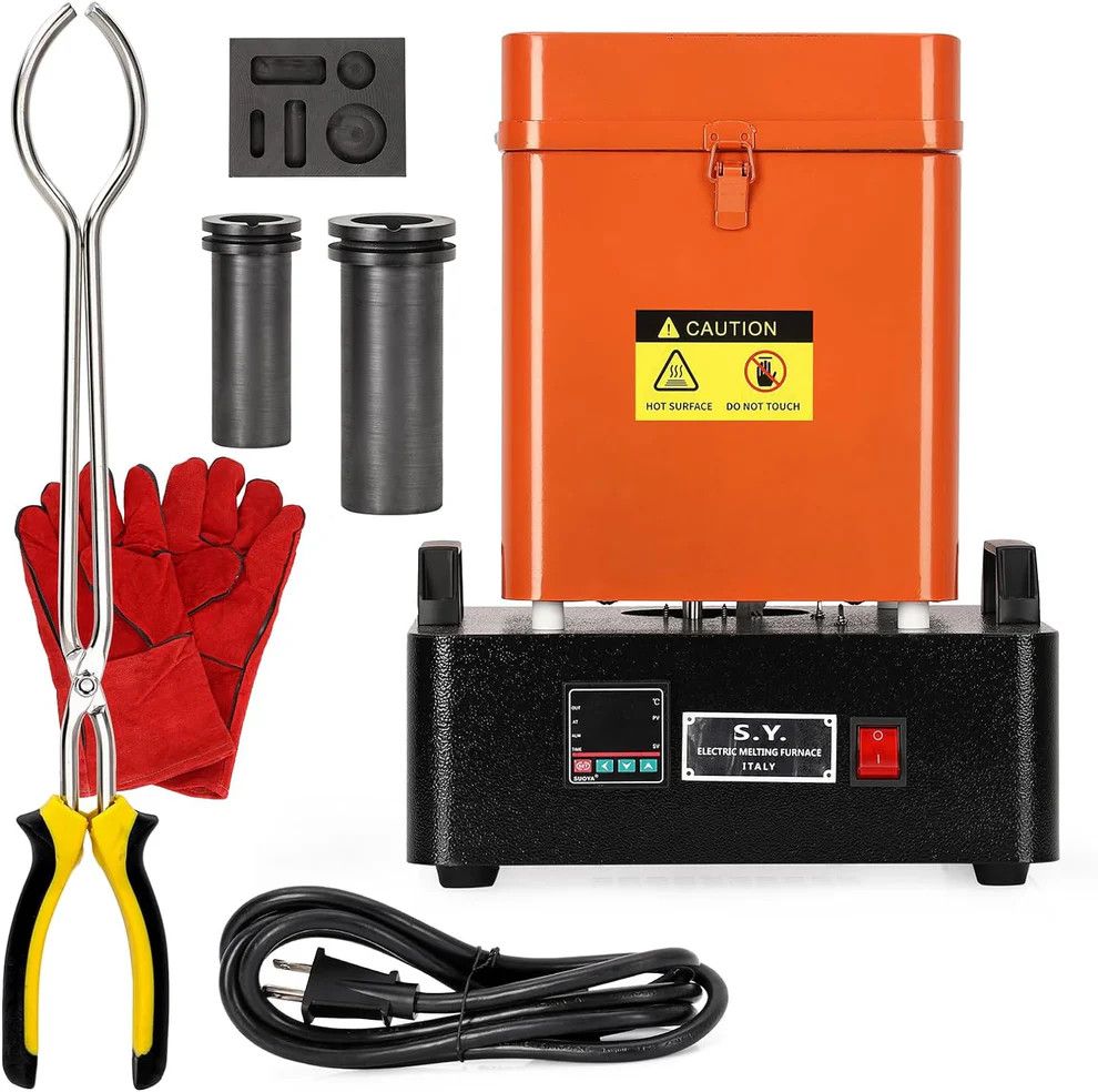 1+3kg 110V Gold Furnace 2100°F