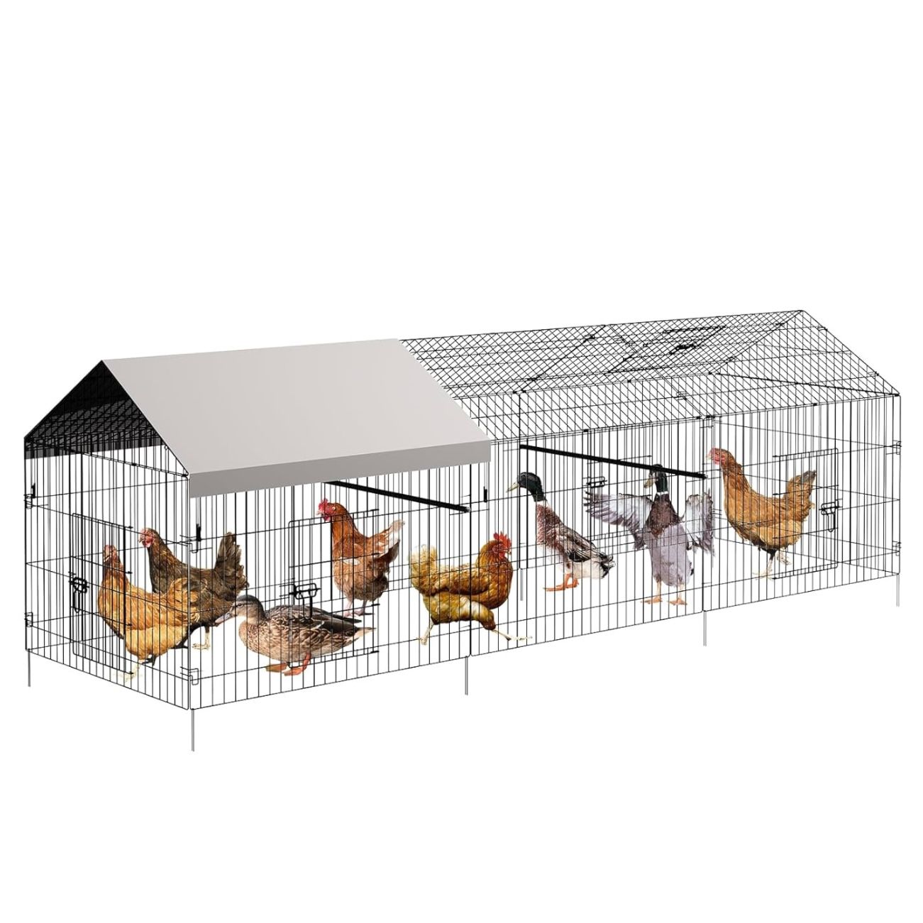 130&quot; x40x40 Heavy Duty Walk-in Chicken Run